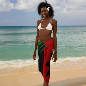 Afro Jamaica Lion Sarong Coat Of Arms Rastafarianism