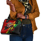 Afro Jamaica Lion Shoulder Handbag Coat Of Arms Rastafarianism