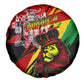 Afro Jamaica Lion Spare Tire Cover Coat Of Arms Rastafarianism