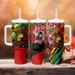 Afro Jamaica Lion Tumbler With Handle Coat Of Arms Rastafarianism
