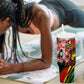 Afro Jamaica Lion Tumbler With Handle Coat Of Arms Rastafarianism