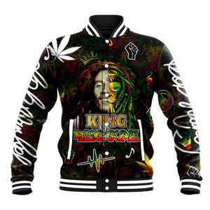 King Of Reggae Legend Bob Baseball Jacket Peace and Love
