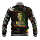 King Of Reggae Legend Bob Baseball Jacket Peace and Love