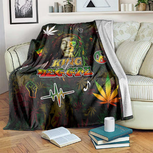 King Of Reggae Legend Bob Blanket Peace and Love