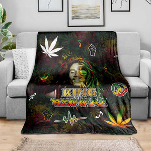 King Of Reggae Legend Bob Blanket Peace and Love