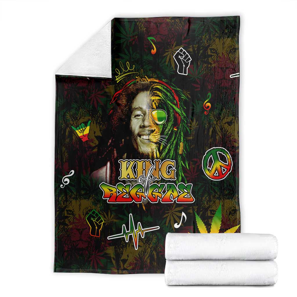King Of Reggae Legend Bob Blanket Peace and Love