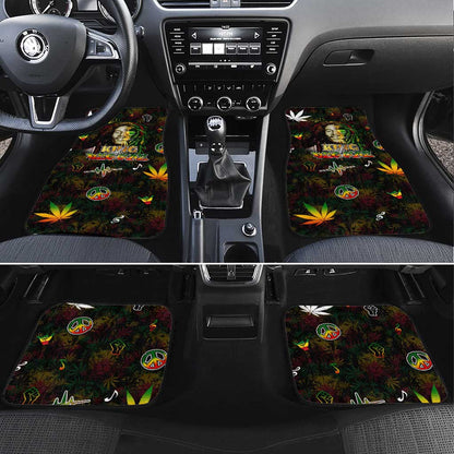 King Of Reggae Legend Bob Car Mats Peace and Love