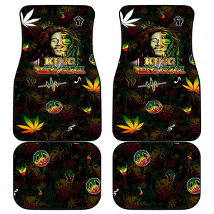 King Of Reggae Legend Bob Car Mats Peace and Love