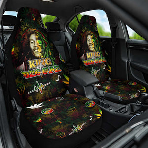 King Of Reggae Legend Bob Car Seat Cover Peace and Love