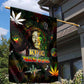 King Of Reggae Legend Bob Garden Flag Peace and Love