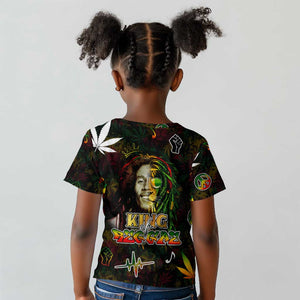 King Of Reggae Legend Bob Kid T shirt Peace and Love