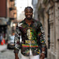 King Of Reggae Legend Bob Long Sleeve Button Shirt Peace and Love