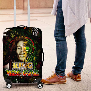 King Of Reggae Legend Bob Luggage Cover Peace and Love