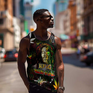 King Of Reggae Legend Bob Men Tank Top Peace and Love