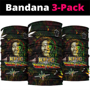 King Of Reggae Legend Bob Neck Gaiter Peace and Love DT02