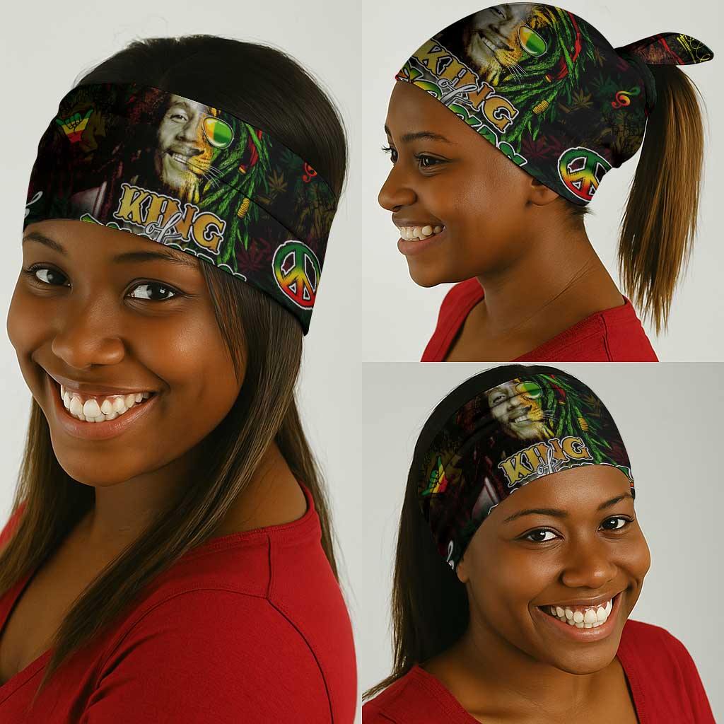 King Of Reggae Legend Bob Neck Gaiter Peace and Love DT02