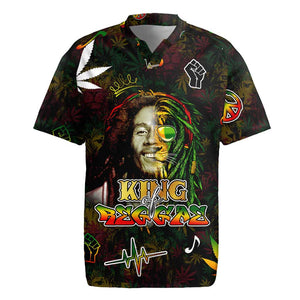 King Of Reggae Legend Bob Rugby Jersey Peace and Love