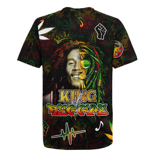 King Of Reggae Legend Bob Rugby Jersey Peace and Love
