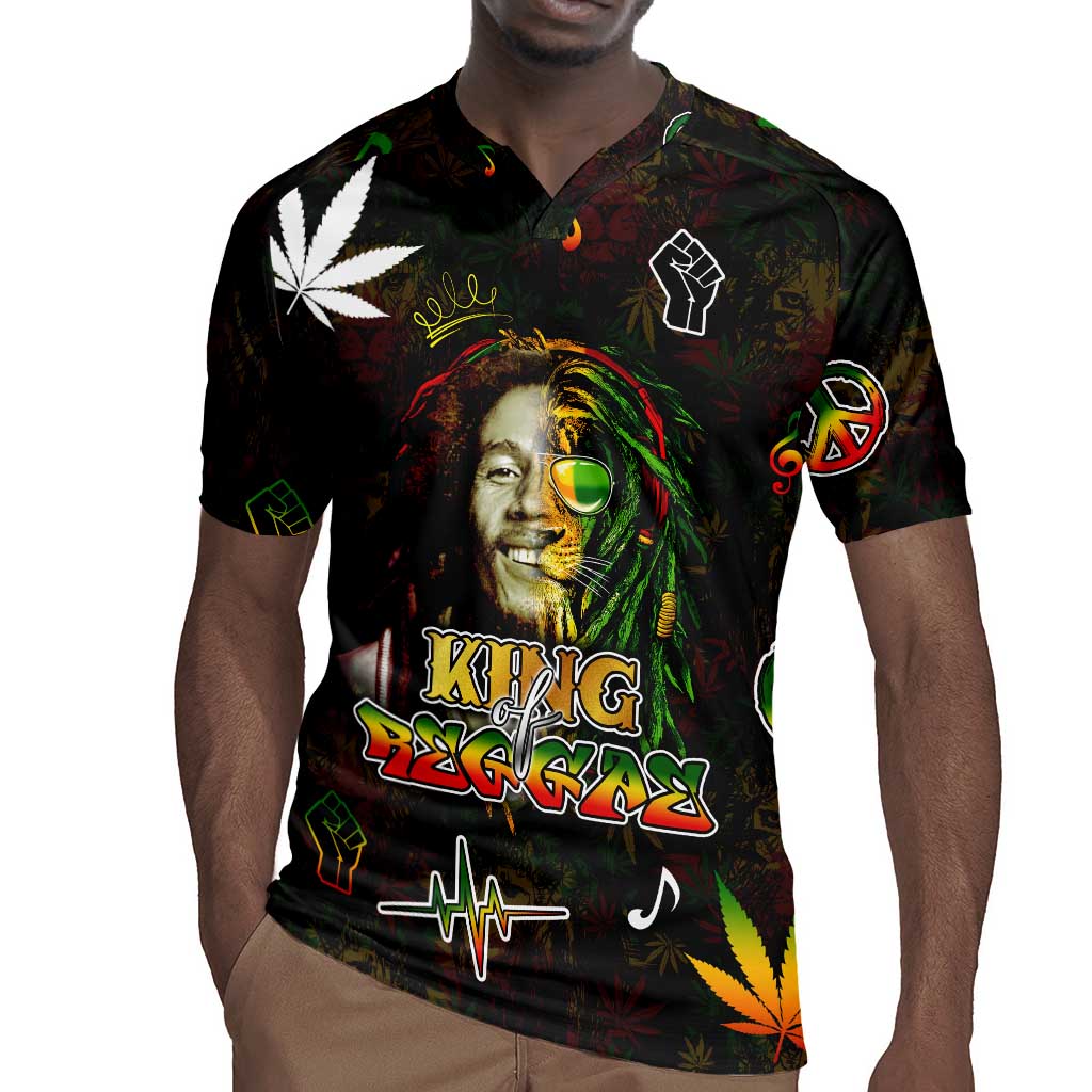King Of Reggae Legend Bob Rugby Jersey Peace and Love