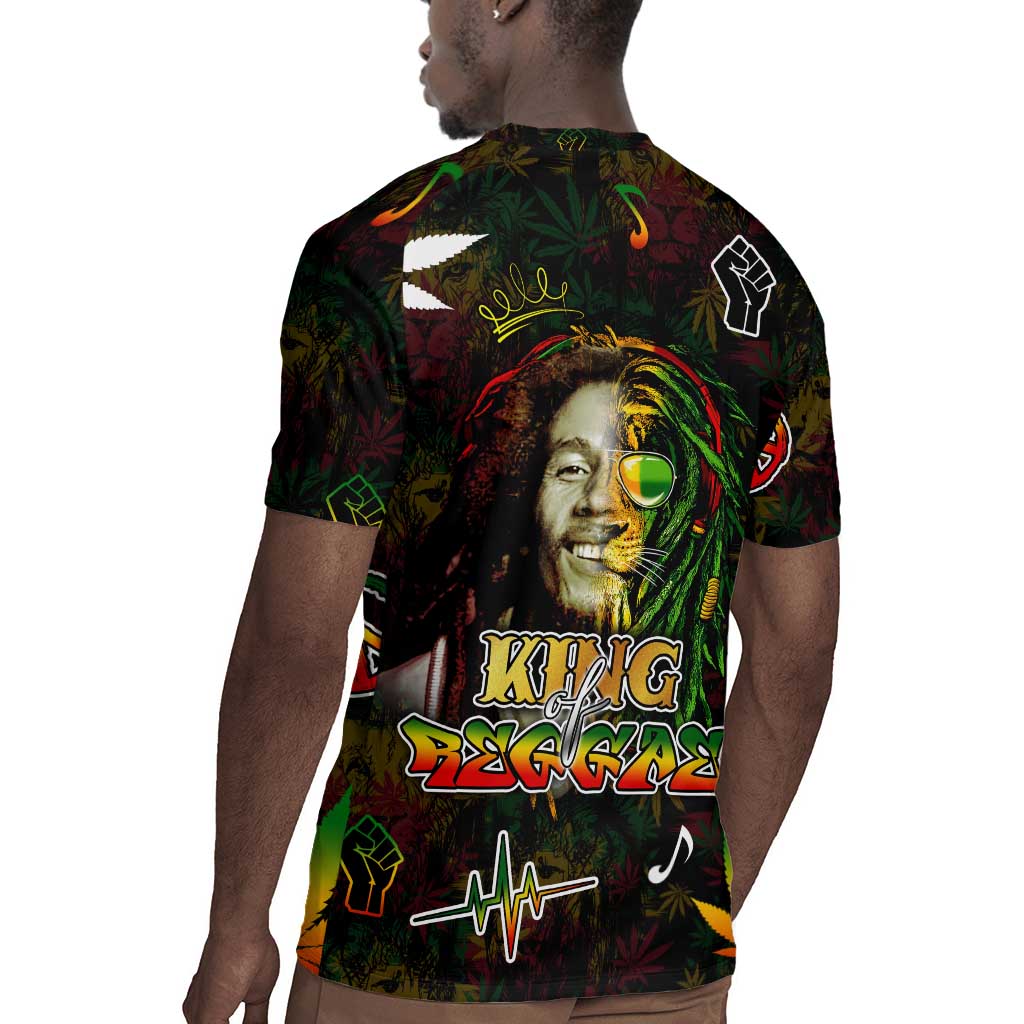 King Of Reggae Legend Bob Rugby Jersey Peace and Love
