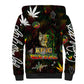 King Of Reggae Legend Bob Sherpa Hoodie Peace and Love