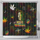 King Of Reggae Legend Bob Shower Curtain Peace and Love