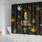 King Of Reggae Legend Bob Shower Curtain Peace and Love