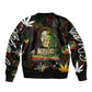 King Of Reggae Legend Bob Sleeve Zip Bomber Jacket Peace and Love