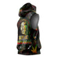 King Of Reggae Legend Bob Sleeveless Hoodie Peace and Love - African Pride