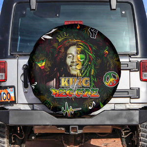 King Of Reggae Legend Bob Spare Tire Cover Peace and Love
