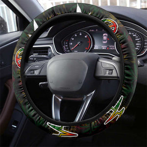 King Of Reggae Legend Bob Steering Wheel Cover Peace and Love