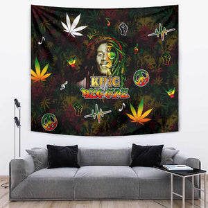 King Of Reggae Legend Bob Tapestry Peace and Love