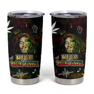 King Of Reggae Legend Bob Tumbler Cup Peace and Love