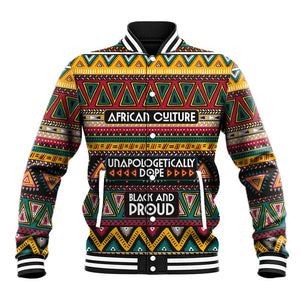Colorful African Pattern Baseball Jacket DT02