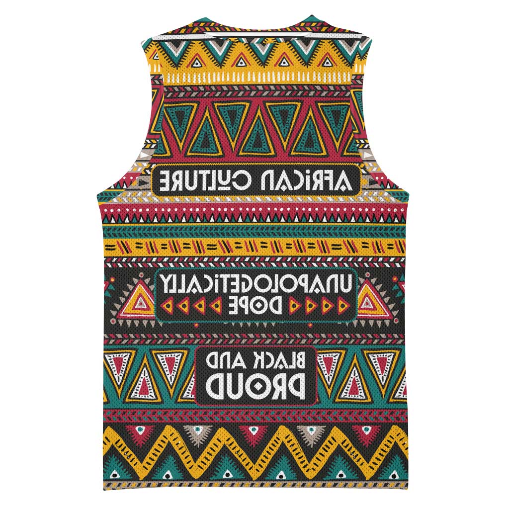 Colorful African Pattern Basketball Jersey - African Pride