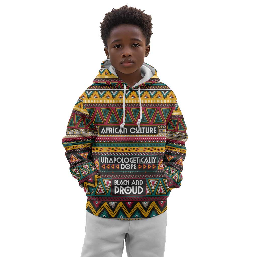 Colorful African Pattern Kid Hoodie