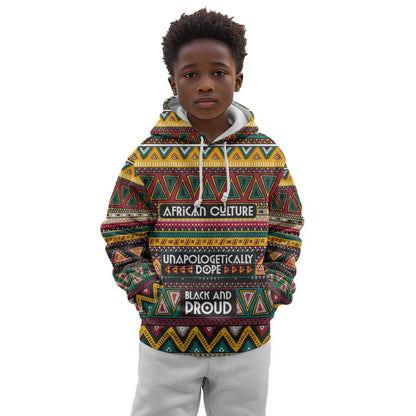 Colorful African Pattern Kid Hoodie