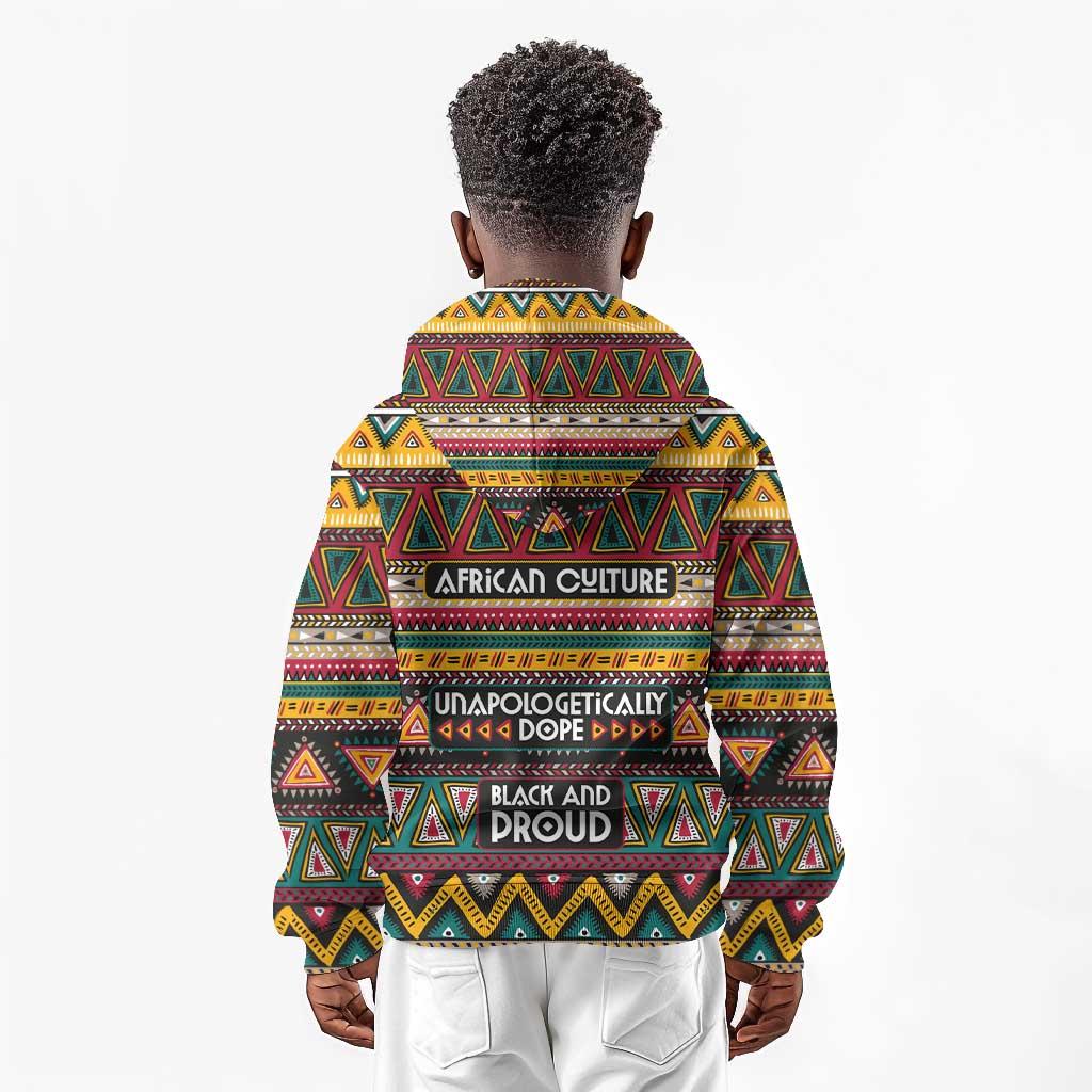 Colorful African Pattern Kid Hoodie