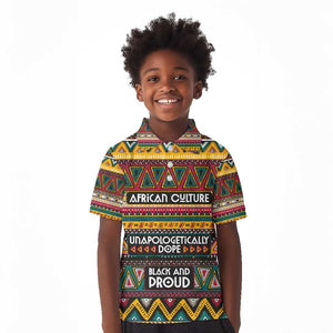 Colorful African Pattern Kid Polo Shirt
