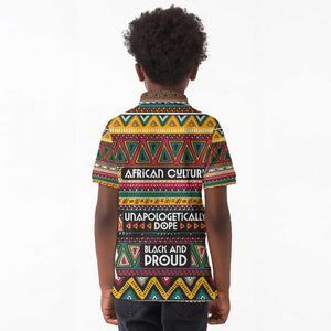 Colorful African Pattern Kid Polo Shirt