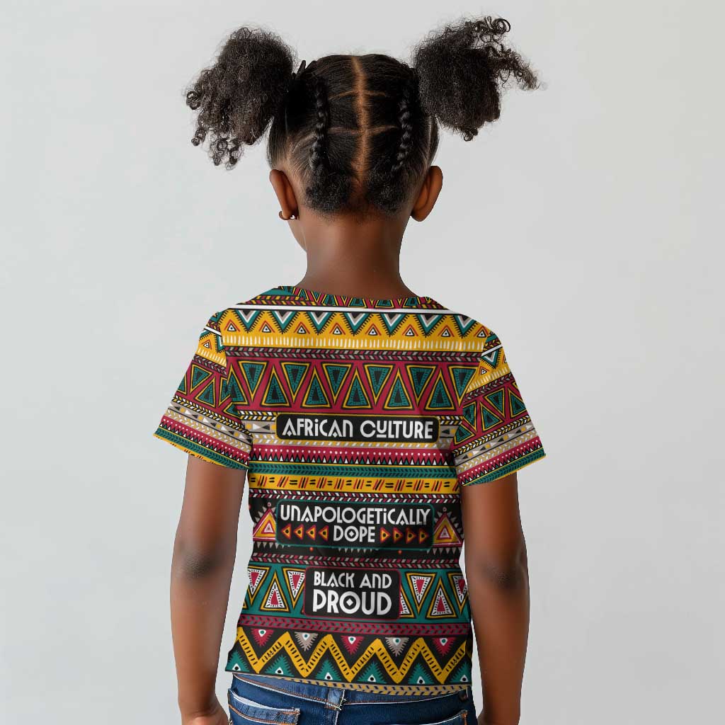 Colorful African Pattern Kid T shirt