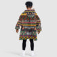 Colorful African Pattern KId Wearable Blanket Hoodie