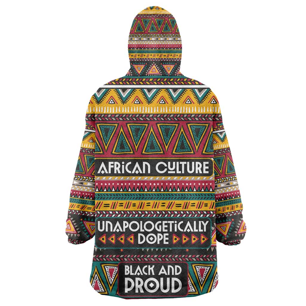 Colorful African Pattern KId Wearable Blanket Hoodie