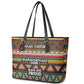 Colorful African Pattern Leather Tote Bag