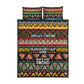 Colorful African Pattern Quilt Bed Set