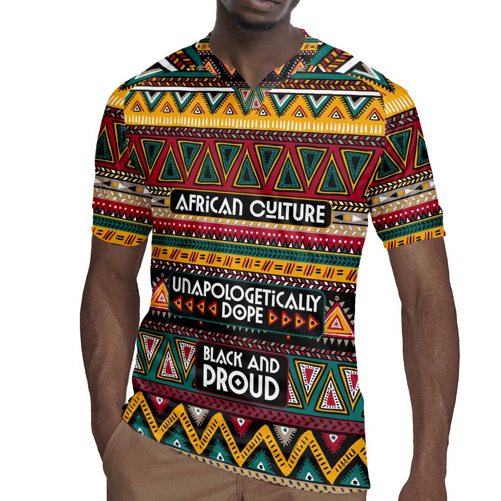Colorful African Pattern Rugby Jersey