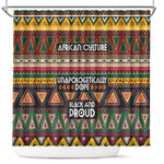 Colorful African Pattern Shower Curtain