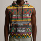 Colorful African Pattern Sleeveless Zip Hoodie - African Pride