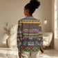 Colorful African Pattern Women Casual Shirt DT02