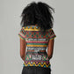 Colorful African Pattern Women V-Neck T-Shirt